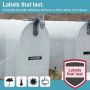 DYMO D1 -Durable Labels - White on Red - 12mm x 7m (1978366) thumbnail