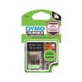 DYMO D1 -Durable Labels - Black on Orange - 12mm x 3m (1978367) thumbnail