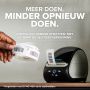 DYMO LabelWriter 550 Turbo Labelprinter | Labelmaker met direct thermisch afdrukken op hoge snelheid | Automatische labelherkenning | Drukt verzendlabels en meer af met USB/LAN-connectiviteit thumbnail