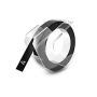 DYMO 520109 labelprinter-tape Wit op zwart (520109) thumbnail