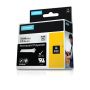 DYMO 622289 labelprinter-tape Zwart op zilver (622289) thumbnail