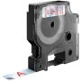 DYMO D1 -Standard Labels - Red on Transparent - 12mm x 7m (S0720520) thumbnail