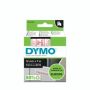DYMO D1 -Standard Labels - Red on White - 12mm x 7m (S0720550) thumbnail