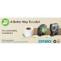 DYMO D1 -Standard Labels - Black on Red - 12mm x 7m (S0720570) thumbnail