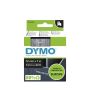 DYMO D1 -Standard Labels - White on Transparent - 12mm x 7m (S0720600) thumbnail
