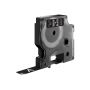 DYMO D1 -Standard Labels - White on Black - 12mm x 7m (S0720610) thumbnail