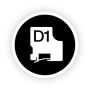 DYMO D1 -Standard Labels - Red on White - 9mm x 7m (S0720700) thumbnail