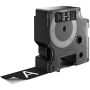 DYMO D1 -Standard Labels - White on Black - 24mm x 7m (S0721010) thumbnail
