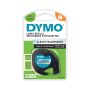 DYMO S0721530 labelprinter-tape Zwart op zilver (S0721530) thumbnail