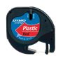 DYMO S0721630 labelprinter-tape Zwart op rood (S0721630) thumbnail