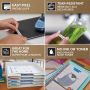 DYMO S0721630 labelprinter-tape Zwart op rood (S0721630) thumbnail