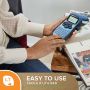 DYMO S0721630 labelprinter-tape Zwart op rood (S0721630) thumbnail
