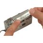 DYMO S0721730 labelprinter-tape Zwart op metallic (S0721730) thumbnail