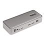 StarTech.com Dual-Laptop USB-C KVM Docking Station, Dual Monitor 4K 60Hz DisplayPort Dock, 5-Port USB Hub, GbE, 90W/45W Power Delivery voor Twee Laptops, Windows/Mac, Dual Host KVM Dock (129UE-USBC-KVM-DOCK) thumbnail