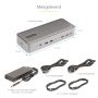 StarTech.com Dual-Laptop USB-C KVM Docking Station, Dual Monitor 4K 60Hz DisplayPort Dock, 5-Port USB Hub, GbE, 90W/45W Power Delivery voor Twee Laptops, Windows/Mac, Dual Host KVM Dock (129UE-USBC-KVM-DOCK) thumbnail