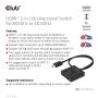 CLUB3D HDMI 2-in-1 Bi-directional Switch for 8K60Hz or 4K120Hz (CSV-1384) thumbnail