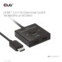 CLUB3D HDMI 2-in-1 Bi-directional Switch for 8K60Hz or 4K120Hz (CSV-1384) thumbnail