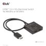 CLUB3D HDMI 2-in-1 Bi-directional Switch for 8K60Hz or 4K120Hz (CSV-1384) thumbnail