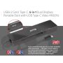 CLUB3D USB3.2 Gen2 Type-C, 6-in-1 Dual Displays Portable Dock with USB Type-C Video 4K60Hz (CSV-1584) thumbnail