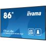 iiyama PROLITE Digitaal A-kaart 2,18 m (86") LED Wifi 500 cd/m² 4K Ultra HD Zwart Type processor Android 11 24/7 (LH8664UHS-B1AG) thumbnail