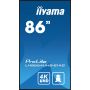 iiyama PROLITE Digitaal A-kaart 2,18 m (86") LED Wifi 500 cd/m² 4K Ultra HD Zwart Type processor Android 11 24/7 (LH8664UHS-B1AG) thumbnail