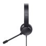 Trust Ayda Headset - 3,5 mm headset voor kantoor en calls – Opklapbare microfoon – Volumeregeling in kabel – Zwart (25087) thumbnail