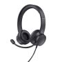 Trust Ayda Headset - 3,5 mm headset voor kantoor en calls – Opklapbare microfoon – Volumeregeling in kabel – Zwart (25087) thumbnail