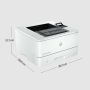 HP LaserJet Pro 4002dn printer, Zwart-wit, Printer voor Kleine en middelgrote ondernemingen, Print, Dubbelzijdig printen; Eerste pagina snel gereed; Energiezuinig; Compact formaat; Optimale beveiliging (2Z605F) thumbnail