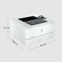 HP LaserJet Pro HP 4002dwe printer, Zwart-wit, Printer voor Kleine en middelgrote ondernemingen, Print, Draadloos; HP+; Geschikt voor HP Instant Ink; Printen vanaf een telefoon of tablet (2Z606F) thumbnail