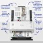 Epson WorkForce DS-410 compacte zakelijke sheet-fed A4-scanner met automatische documentinvoer voor 50 vellen en Document Capture Pro-software (B11B249401) thumbnail