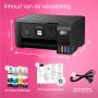 Epson EcoTank ET-2821 A4 multifunctionele Wi-Fi-printer met inkttank, inclusief tot 3 jaar inkt (C11CJ66405) thumbnail