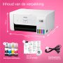 Epson EcoTank ET-2826 A4 multifunctionele Wi-Fi-printer met inkttank, inclusief tot 3 jaar inkt (C11CJ66406) thumbnail