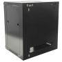 Intellinet 19" netwerkkast wand (standaard), 15U, 600 mm diep, zwart, bouwpakket, max. 60 kg, bruikbare diepte 410 mm, metalen & glazen deur, afneembare zijpanelen, montagemateriaal niet inbegrepen (711951) thumbnail