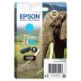 Epson Elephant Singlepack Cyan 24XL Claria Photo HD Ink (C13T24324022) thumbnail