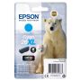 Epson Polar bear Singlepack Cyan 26XL Claria Premium Ink (C13T26324012) thumbnail