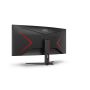 AOC G2 CU34G2XE/BK LED display 86,4 cm (34") 3440 x 1440 Pixels Wide Quad HD LCD Zwart, Rood (CU34G2XE/BK) thumbnail