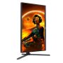 AOC G3 Q27G3XMN/BK computer monitor 68,6 cm (27") 2560 x 1440 Pixels 2K Ultra HD LED Zwart, Rood (Q27G3XMN/BK) thumbnail