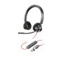 HP Poly Blackwire 3320 Stereo Microsoft Teams Certified USB-C Headset + USB-C/A adapter (8X220AA) thumbnail
