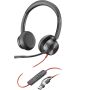 POLY Blackwire 8225 Stereo Microsoft Teams Certified USB-C Headset + USB-C/A adapter (8X225AA) thumbnail