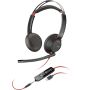 POLY Blackwire 5220 stereo USB-C-headset + 3,5 mm stekker + USB-C/A-adapter (bulk) (8X231A6) thumbnail