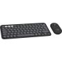 Logitech Pebble 2 Combo for Mac toetsenbord Inclusief muis Universeel RF-draadloos + Bluetooth QWERTY US International Grafiet (920-012244) thumbnail
