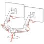 Ergotron LX Series 45-245-026 flat panel bureau steun 68,6 cm (27") Zilver (45-245-026) thumbnail