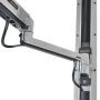 Ergotron LX Sit-Stand Wall Mount LCD Arm 106,7 cm (42") Roestvrijstaal Muur (45-353-026) thumbnail