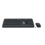 Logitech Advanced MK540 toetsenbord Inclusief muis RF Draadloos Hebreeuws Zwart, Wit (920-008689) thumbnail