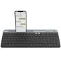 Logitech Slim Multi-Device Wireless Keyboard K580 toetsenbord RF-draadloos + Bluetooth Scandinavisch Grafiet (920-009274) thumbnail