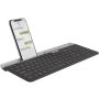 Logitech Slim Multi-Device Wireless Keyboard K580 toetsenbord RF-draadloos + Bluetooth Scandinavisch Grafiet (920-009274) thumbnail