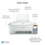 HP DeskJet HP 2710e All-in-One printer, Kleur, Printer voor Home, Printen, kopiëren, scannen, Draadloos; HP+; Geschikt voor HP Instant Ink; Printen vanaf een telefoon of tablet (26K72B#629) thumbnail
