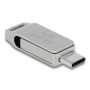 DeLOCK 54008 USB flash drive 256 GB USB Type-A / USB Type-C 3.0 Grijs (54008) thumbnail
