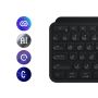 Logitech MX Keys S Combo toetsenbord Inclusief muis RF-draadloos + Bluetooth QWERTY US International Grafiet (920-011614) thumbnail