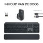 Logitech MX Keys S Combo toetsenbord Inclusief muis RF-draadloos + Bluetooth QWERTY US International Grafiet (920-011614) thumbnail